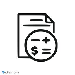 Accounting Flat Symbol icon