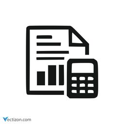 Accounting Minimal Symbol icon