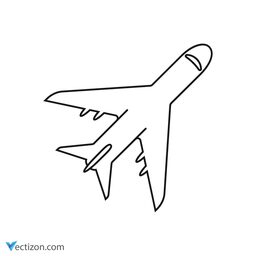 Airplane Flat Graphic icon