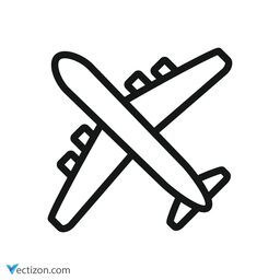 Airplane Interface Symbol icon