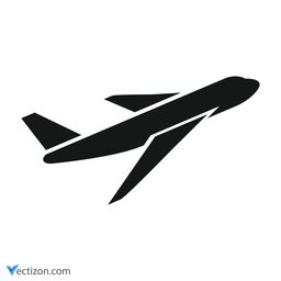 Airplane Line Asset icon
