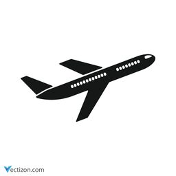 Airplane Line Element icon