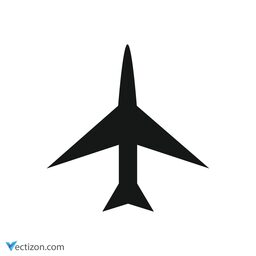 Airplane Minimal Element icon