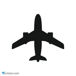 Airplane Minimal Symbol icon