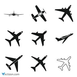 Airplane Pack SVG Icon
