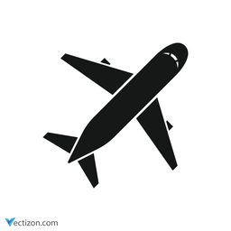 Airplane Vector Element icon