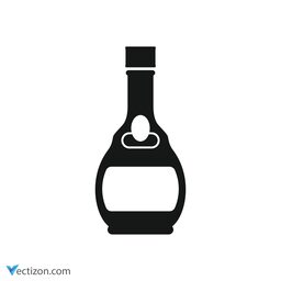 Alcohol Bottle Line Icon