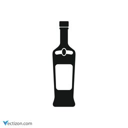 Alcohol Bottle Solid Icon