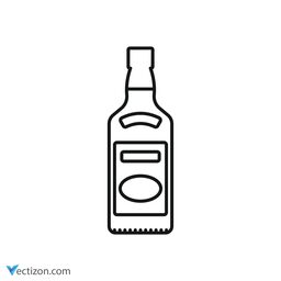 Alcohol Bottle SVG Icon