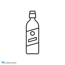 Alcohol Bottle Symbol icon