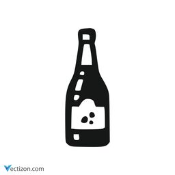 Alcohol Bottle UI Icon