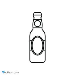 Alcohol Bottle UI Symbol icon