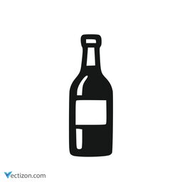 Alcohol Bottle Vector Icon