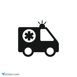 Ambulance Line Icon