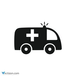 Ambulance Vector Icon