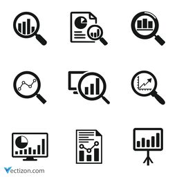 Analytics SVG Set Icon