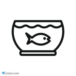 Aquarium Line Icon