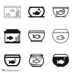 Aquarium Set Icon
