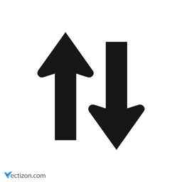 Arrow Flat Symbol icon