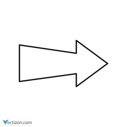Arrow Line Graphic icon