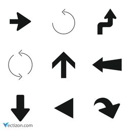 Arrow Set SVG Icon