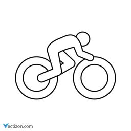 Athlete Glyph Icon