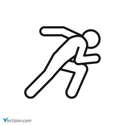 Athlete Graphic Icon