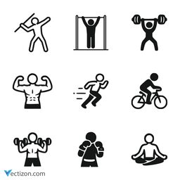 Athlete Set SVG Icon