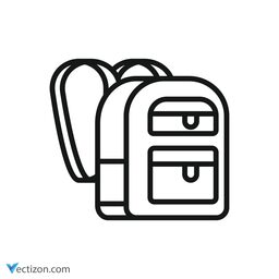 Backpack Design Icon