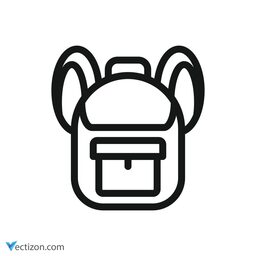 Backpack Flat Icon