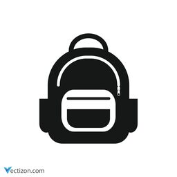 Backpack Glyph Icon