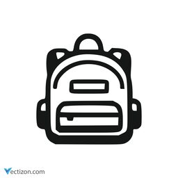 Backpack Line Graphic icon