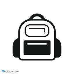 Backpack Line Icon