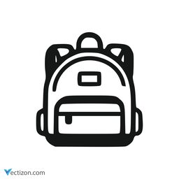 Backpack Minimal Symbol icon