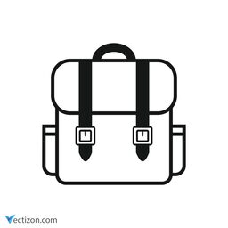 Backpack Pictogram icon