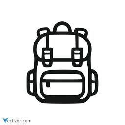Backpack Simple Symbol icon