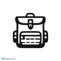Backpack Vector Graphic icon