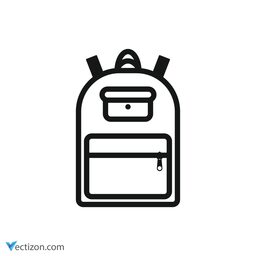 Backpack Vector Icon