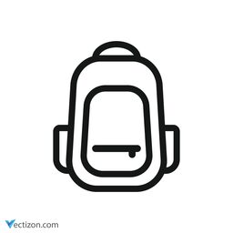 Backpack Vector Symbol icon