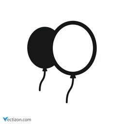 Balloons Glyph Icon