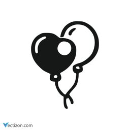 Balloons Modern Icon