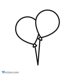 Balloons Simple Icon