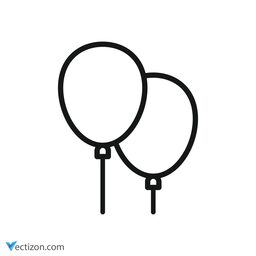 Balloons SVG Icon