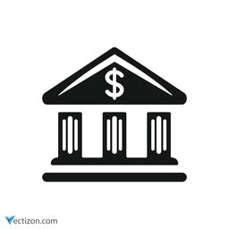 Bank Flat Symbol icon