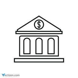 Bank Simple Symbol icon
