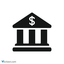 Bank Solid Icon