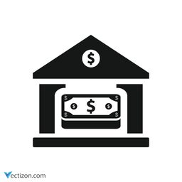 Bank Vector Element icon
