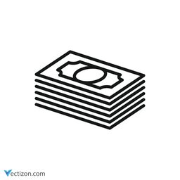 Banknote Line Icon
