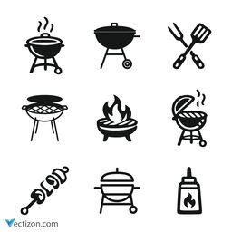 Barbecue Set Icon
