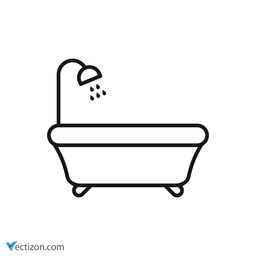 Bathtub Design Icon